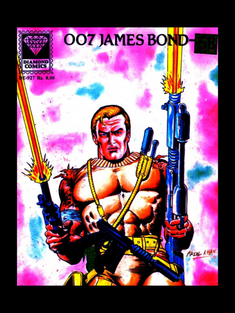 Totally Insane James Bond comic books from India