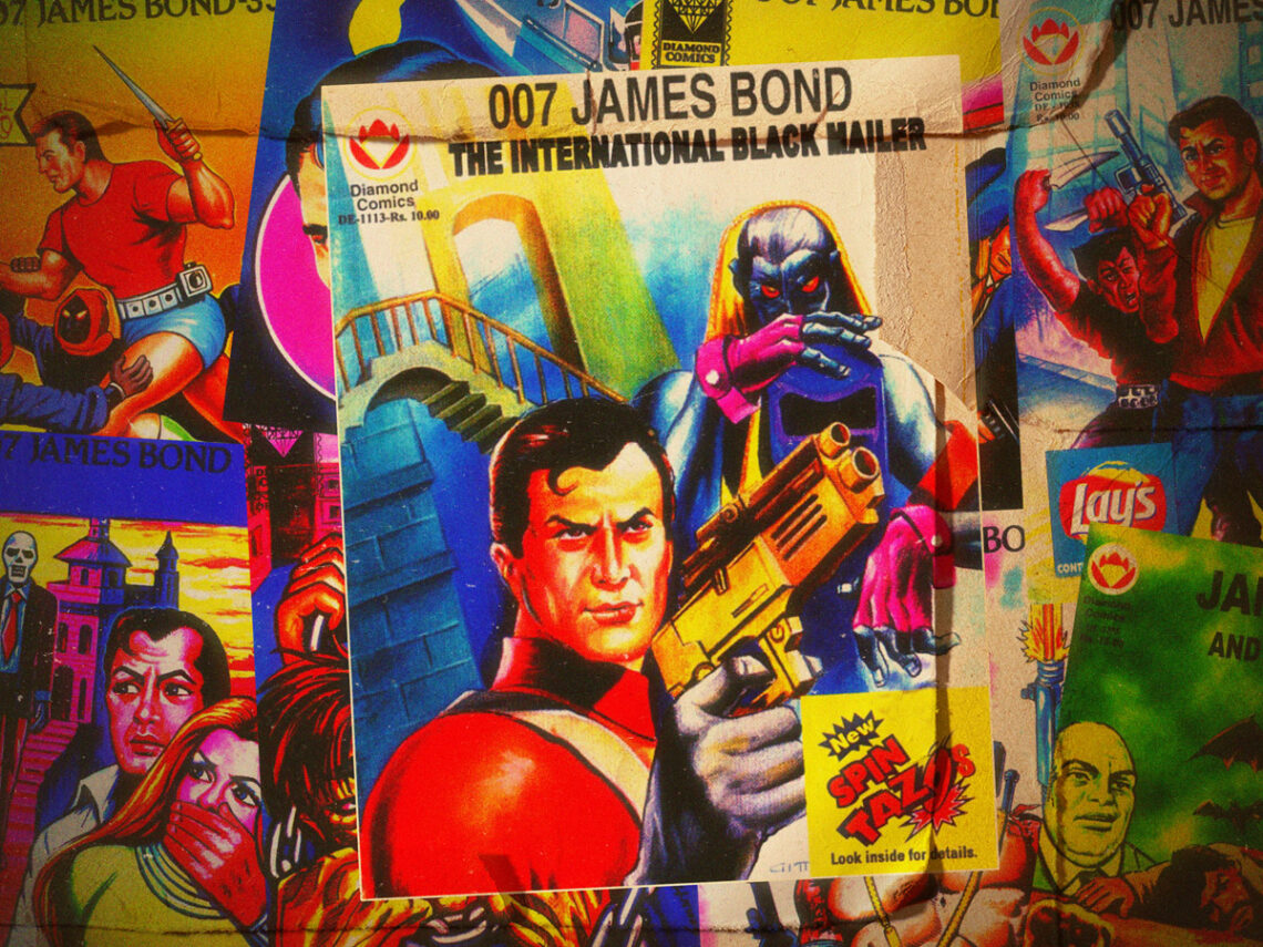 Totally Insane James Bond comic books from India