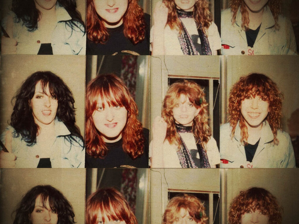 Members of the heavy metal band Girlschool in 1981