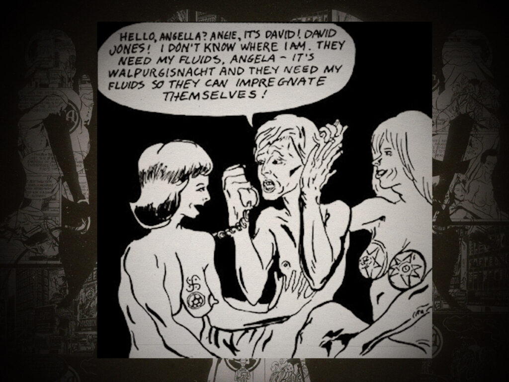 ‘The Side Effects of the Cocaine’- Mini-comic about David Bowie’s paranoid, coked-up years - Dangerous Minds 01