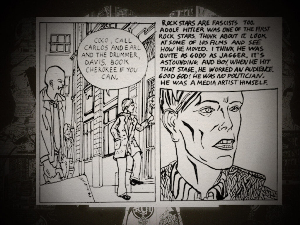 ‘The Side Effects of the Cocaine’- Mini-comic about David Bowie’s paranoid, coked-up years - Dangerous Minds 01