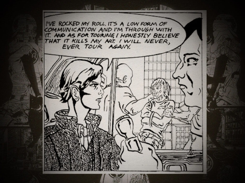 ‘The Side Effects of the Cocaine’- Mini-comic about David Bowie’s paranoid, coked-up years - Dangerous Minds 01