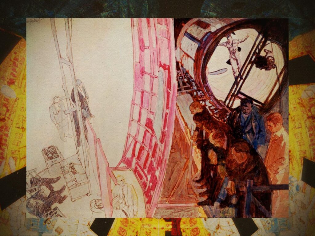 Astonishing illustrations from the set of Kubrick’s ‘2001- A Space Odyssey’ - Dangerous Minds