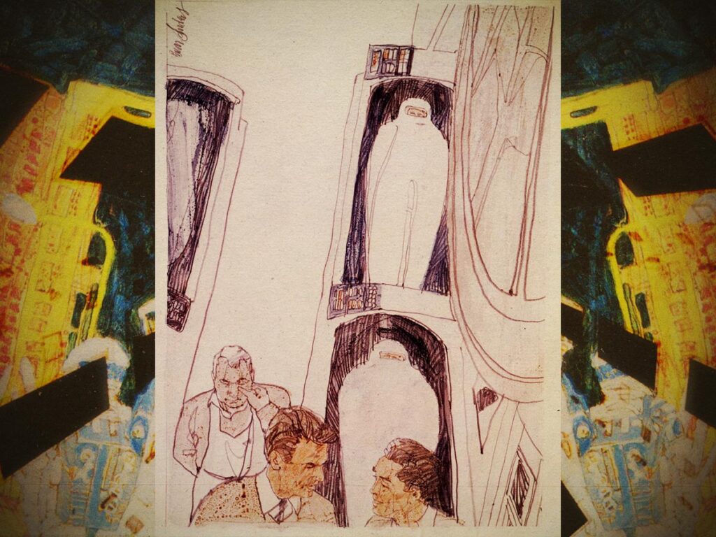 Astonishing illustrations from the set of Kubrick’s ‘2001- A Space Odyssey’ - Dangerous Minds