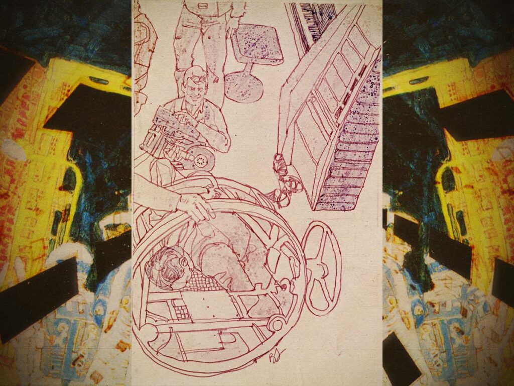 Astonishing illustrations from the set of Kubrick’s ‘2001- A Space Odyssey’ - Dangerous Minds