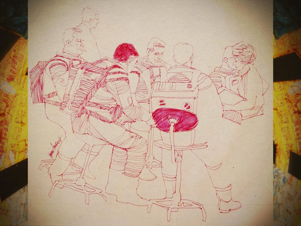 Astonishing illustrations from the set of Kubrick’s ‘2001- A Space Odyssey’ - Dangerous Minds