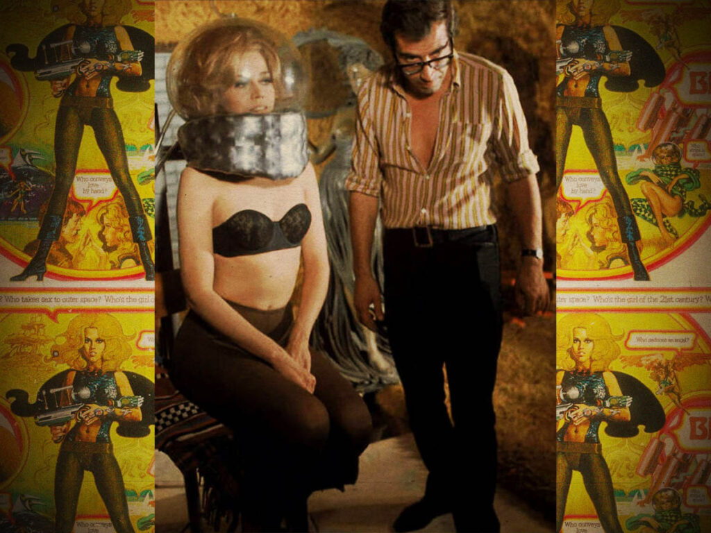 Jane Fonda and director (and then husband) Roger Vadim