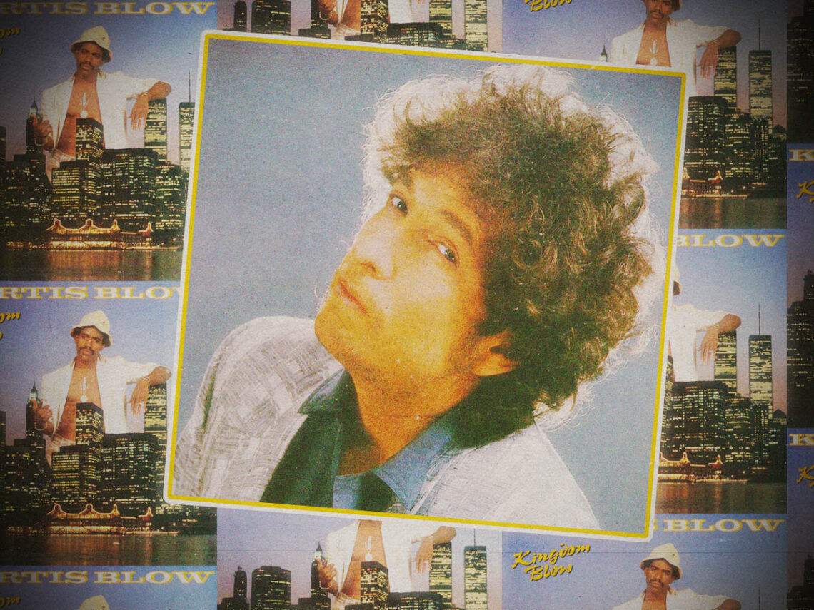 Bob Dylan raps on a Kurtis Blow album, 1986