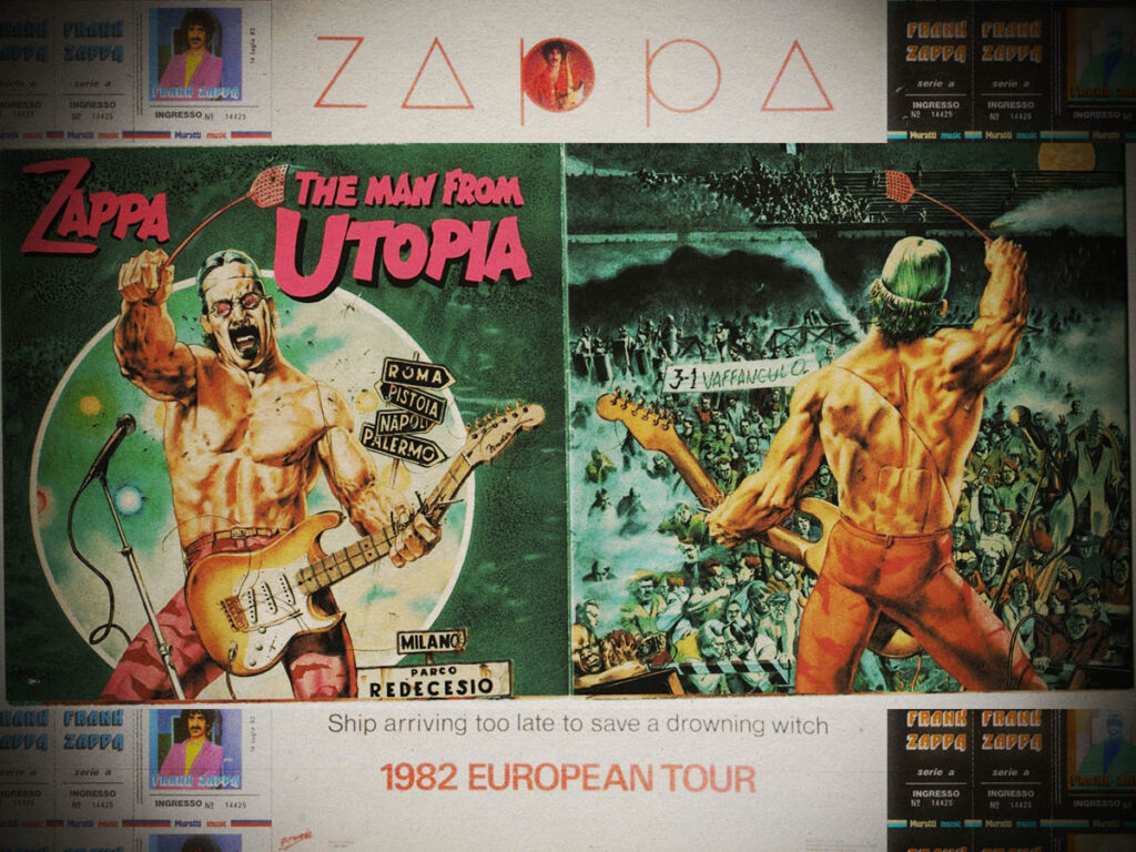 The artwork for Zappa’s next album, 'The Man From Utopia'