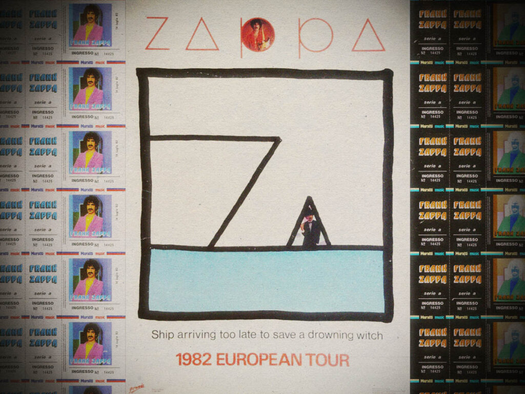 1982 European Tour Poster