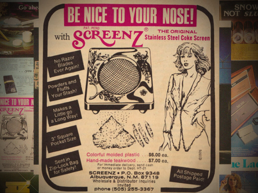 Let it snow- Shameless cocaine ads of the 1970s