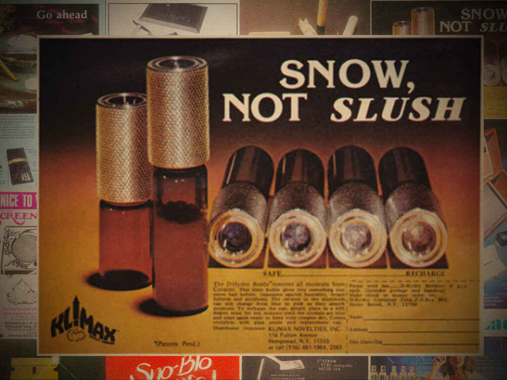Let it snow- Shameless cocaine ads of the 1970s