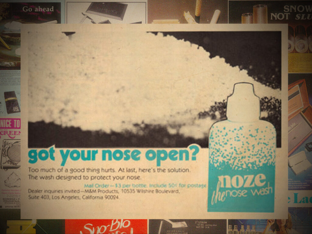 Let it snow- Shameless cocaine ads of the 1970s