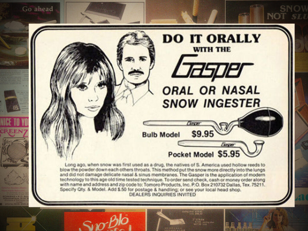 Let it snow- Shameless cocaine ads of the 1970s
