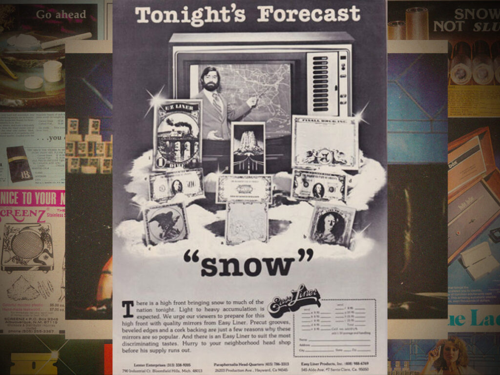 Let it snow- Shameless cocaine ads of the 1970s