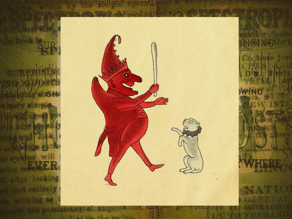 Spectropia, the popular 19th-century method of conjuring demons and ghosts