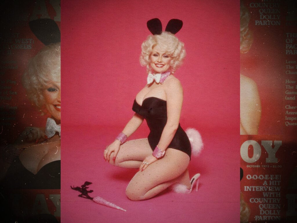 That time in 1978 when Dolly Parton posed for Playboy with a super pervy-looking bunny