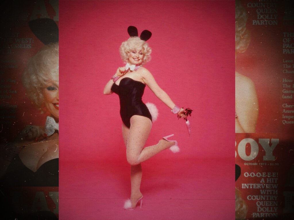 That time in 1978 when Dolly Parton posed for Playboy with a super pervy-looking bunny