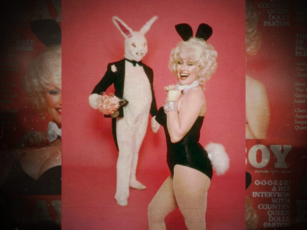 That time in 1978 when Dolly Parton posed for Playboy with a super pervy-looking bunny