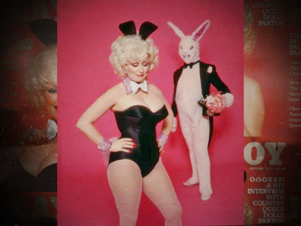 That time in 1978 when Dolly Parton posed for Playboy with a super pervy-looking bunny