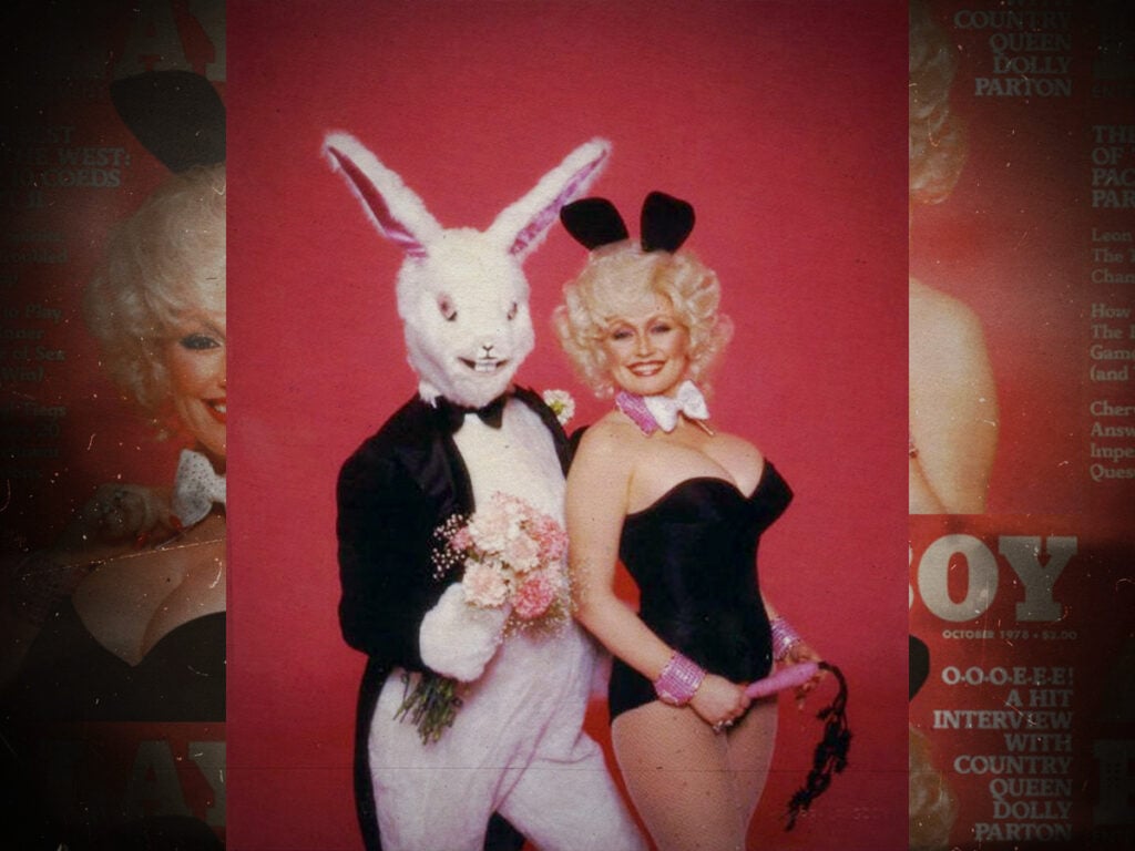 That time in 1978 when Dolly Parton posed for Playboy with a super pervy-looking bunny