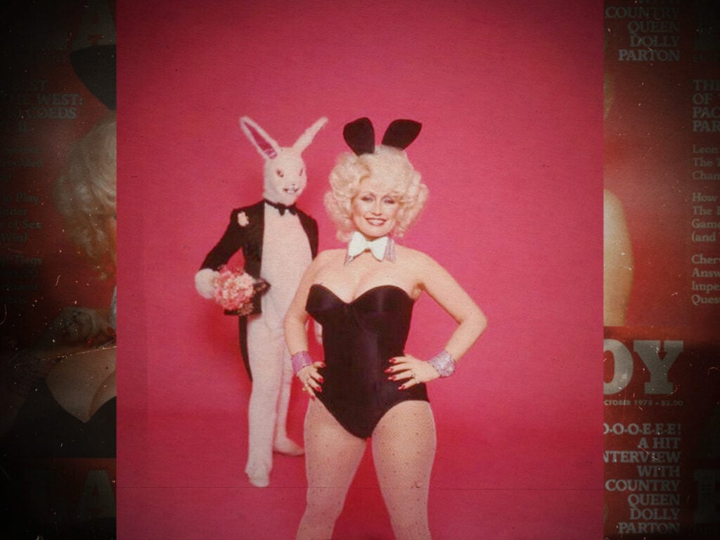 That time in 1978 when Dolly Parton posed for Playboy with a super pervy-looking bunny