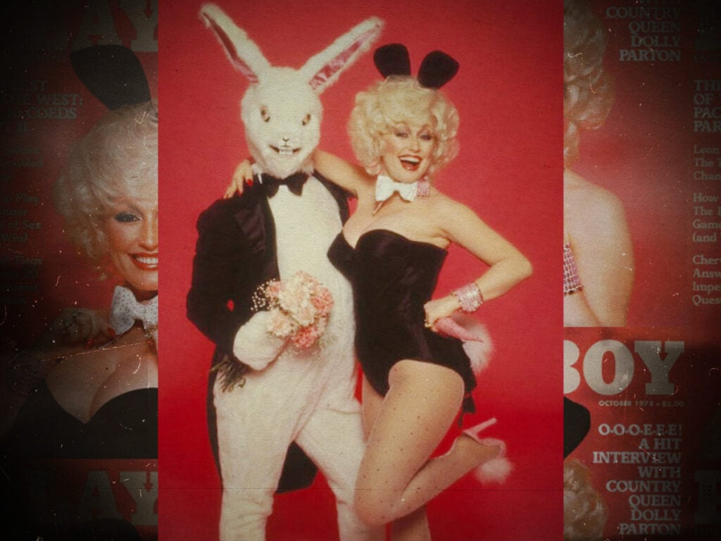 That time in 1978 when Dolly Parton posed for Playboy with a super pervy-looking bunny