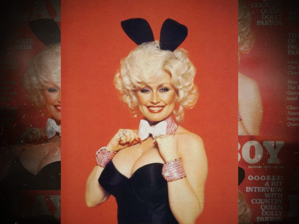 That time in 1978 when Dolly Parton posed for Playboy with a super pervy-looking bunny
