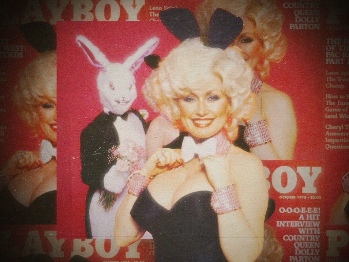 That time in 1978 when Dolly Parton posed for Playboy with a super pervy-looking bunny