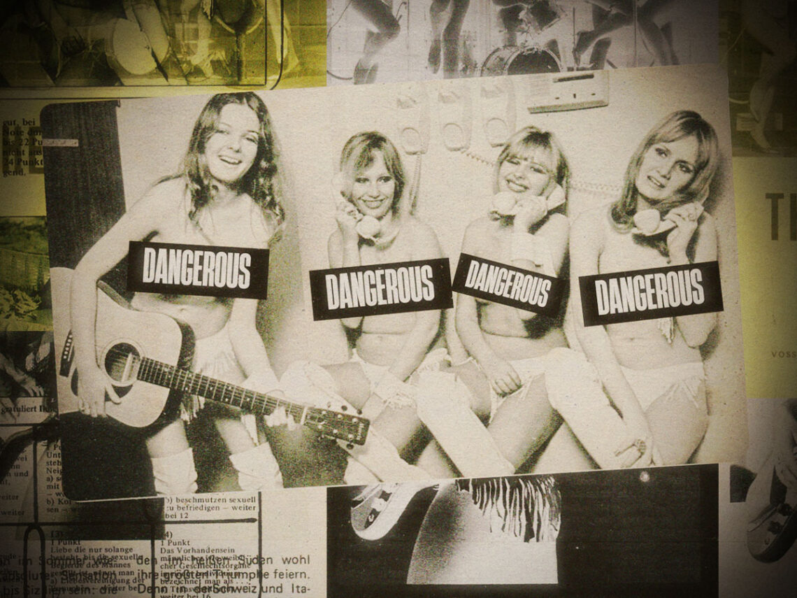 The Ladybirds- The world’s first all-girl topless rock band(s)