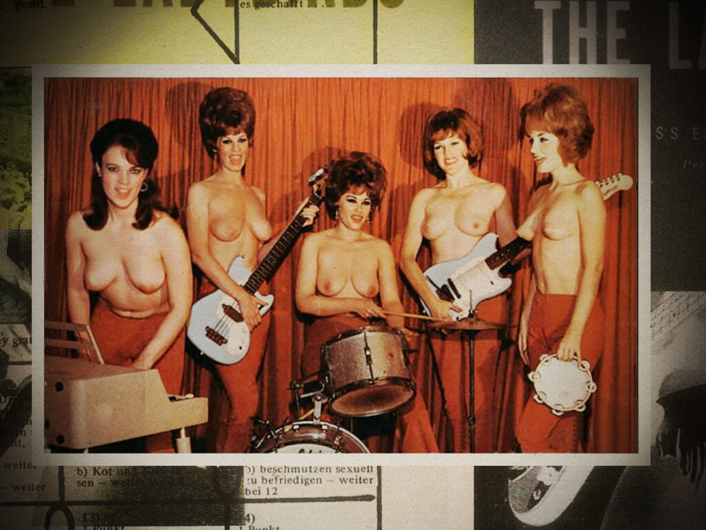 The Ladybirds- The world’s first all-girl topless rock band(s)