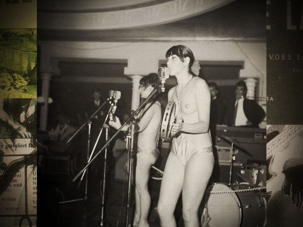 The Ladybirds- The world’s first all-girl topless rock band(s)