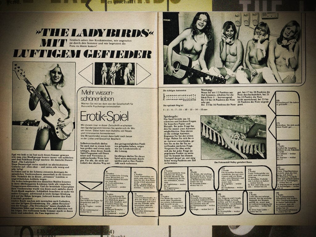 The Ladybirds- The world’s first all-girl topless rock band(s)