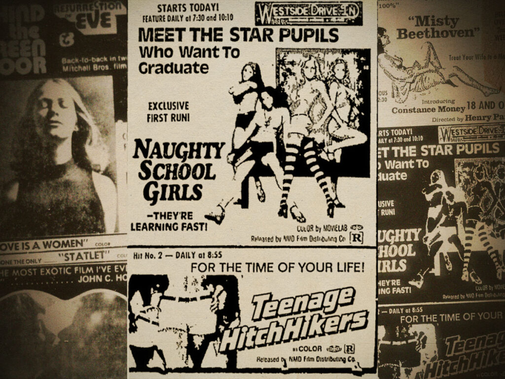 The lost art of vintage porno film advertising