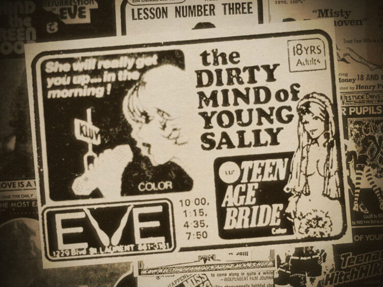 The lost art of vintage porno film advertising