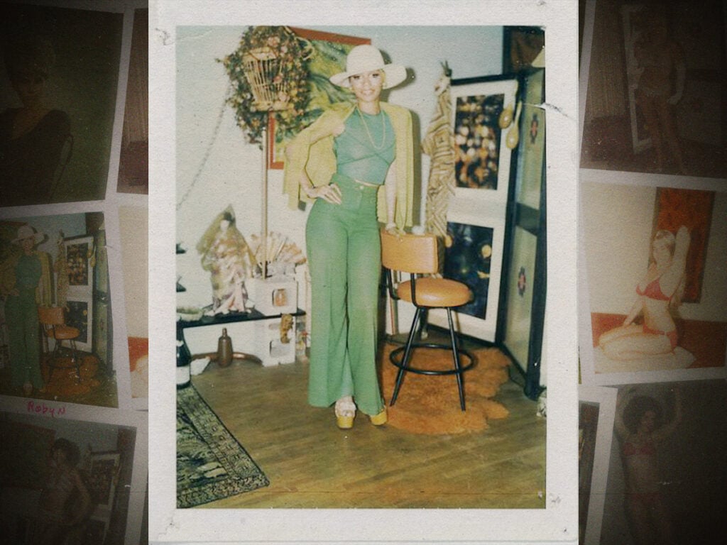 Vintage stripper audition Polaroids from the 60s and 70s