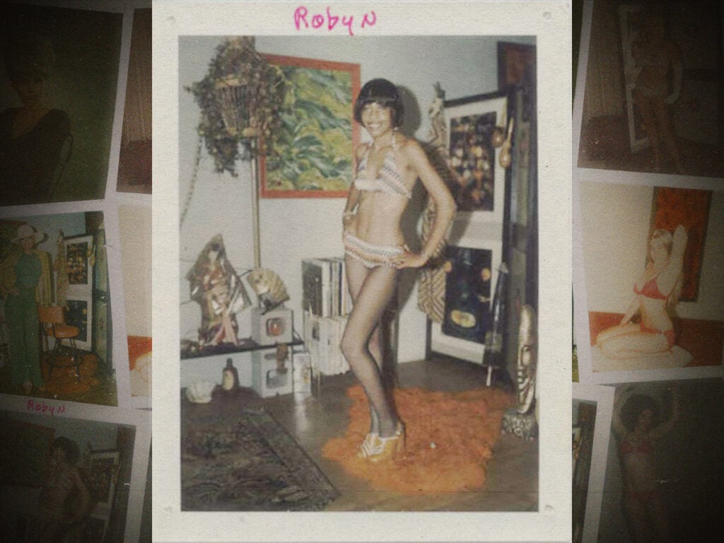 Vintage stripper audition Polaroids from the 60s and 70s