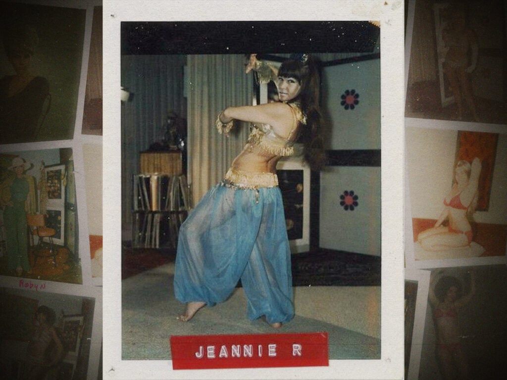 Vintage stripper audition Polaroids from the 60s and 70s