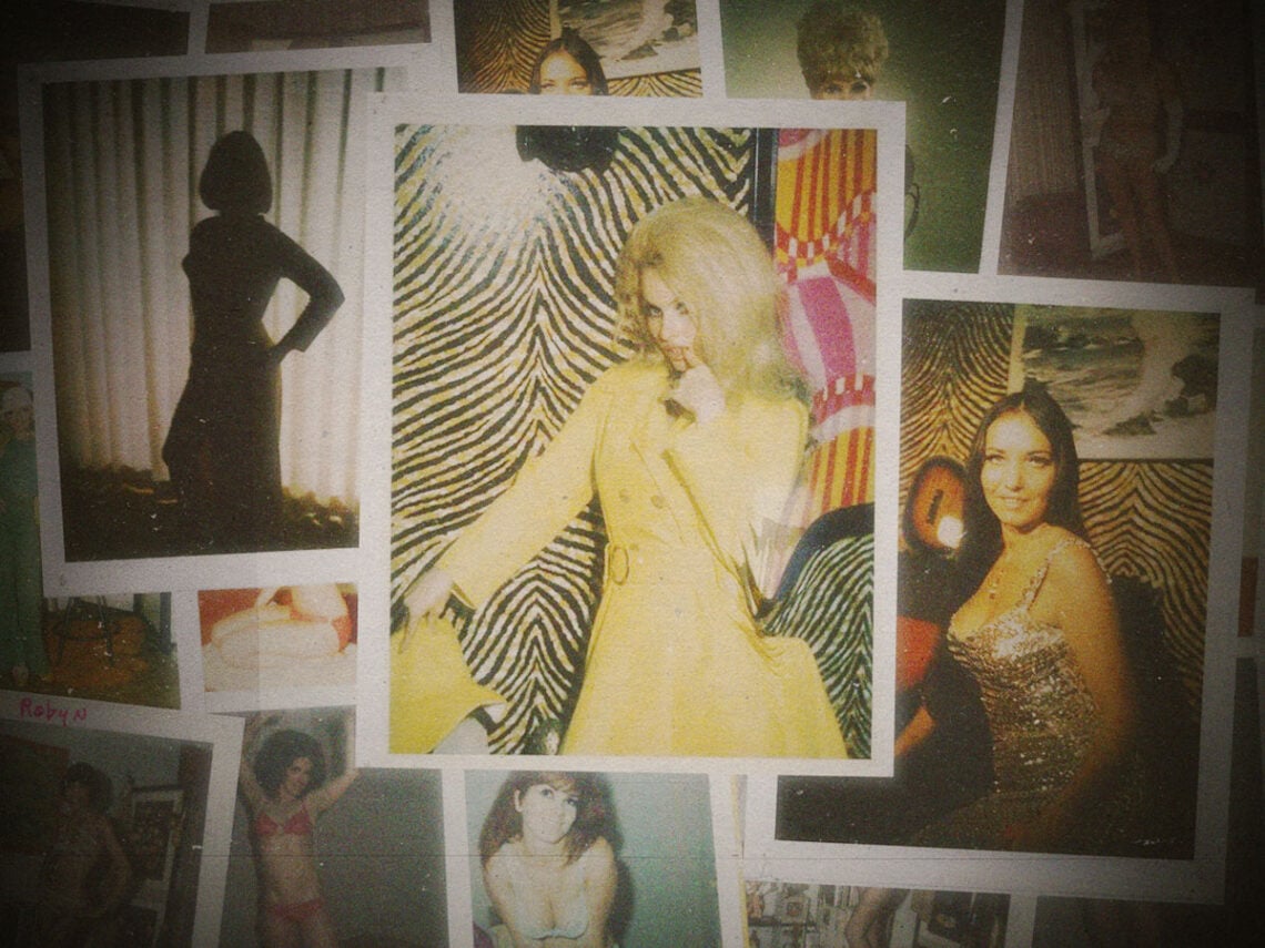 Vintage stripper audition Polaroids from the 60s and 70s