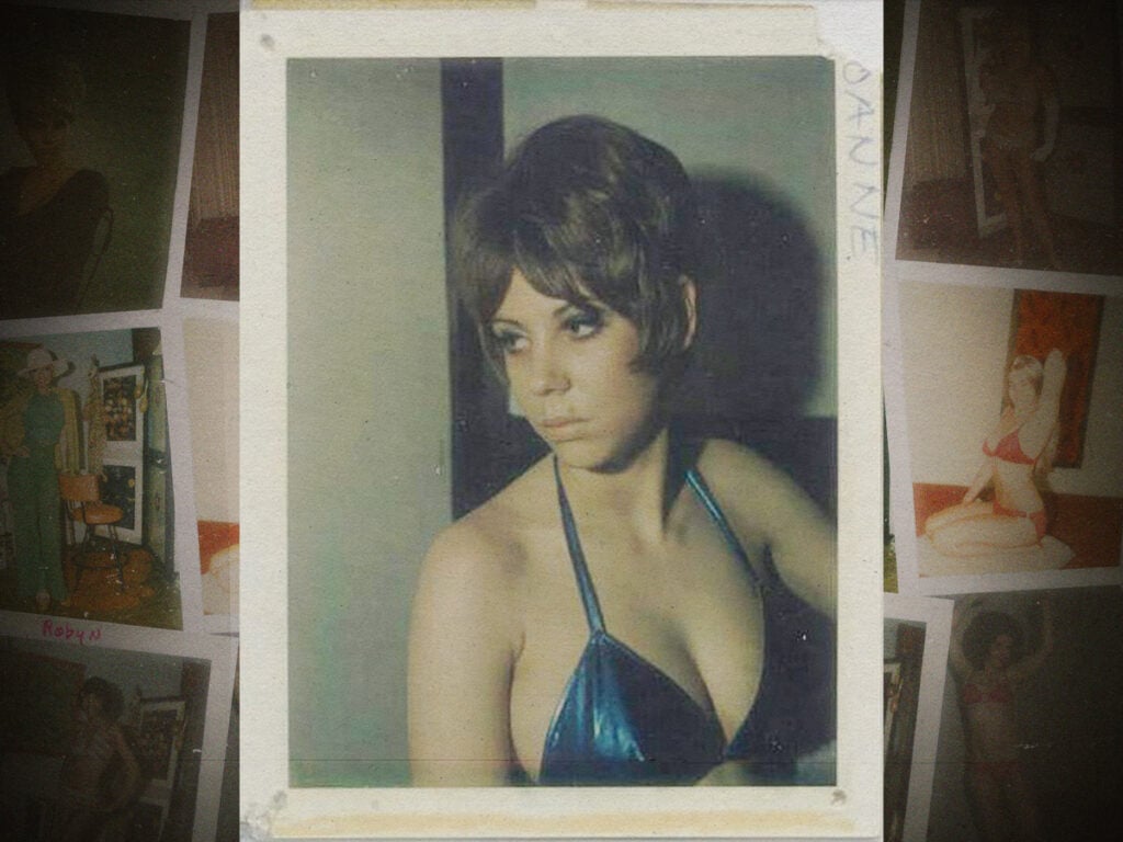 Vintage stripper audition Polaroids from the 60s and 70s
