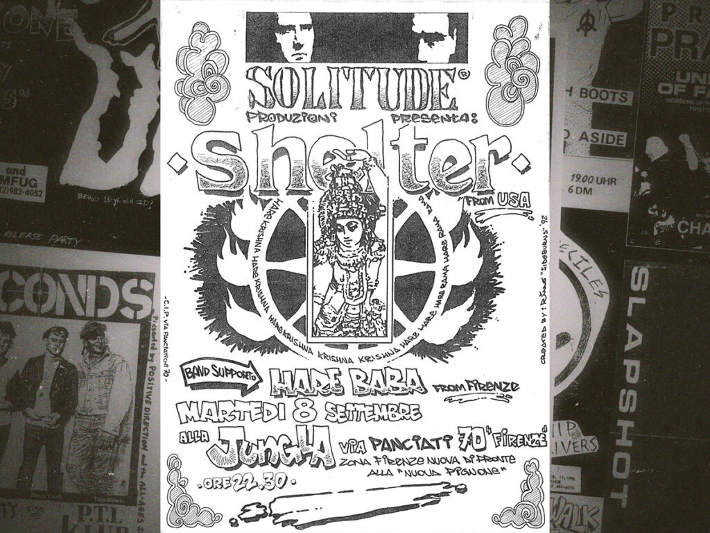 An amazing collection of classic straight edge fliers