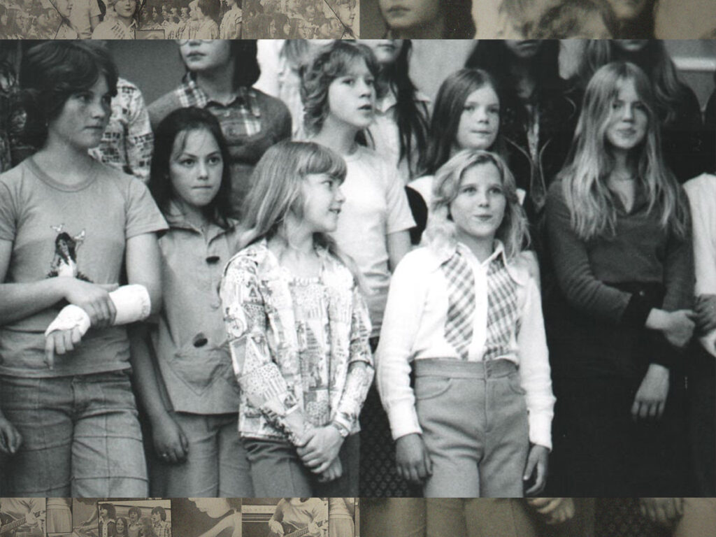 Innocence & Despair- 1970s school children sing Bowie, Beach Boys, Beatles and Eagles
