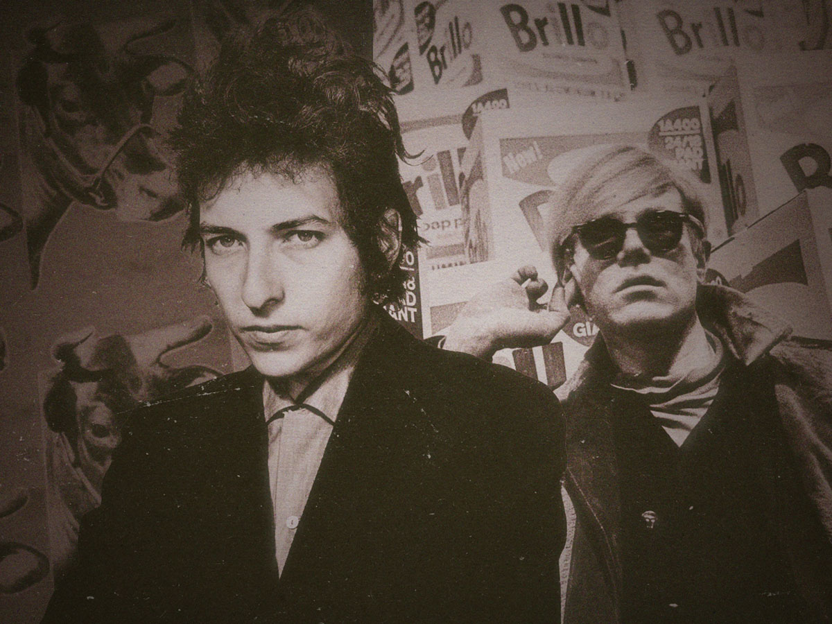 The historic day of Bob Dylan's screen test with Andy Warhol