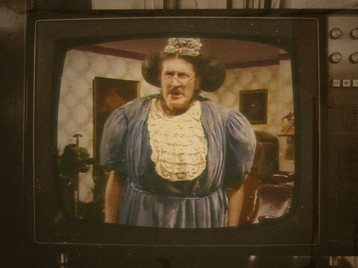 Panto-honed theatrics- Australia's innovatively meta transition to colour television
