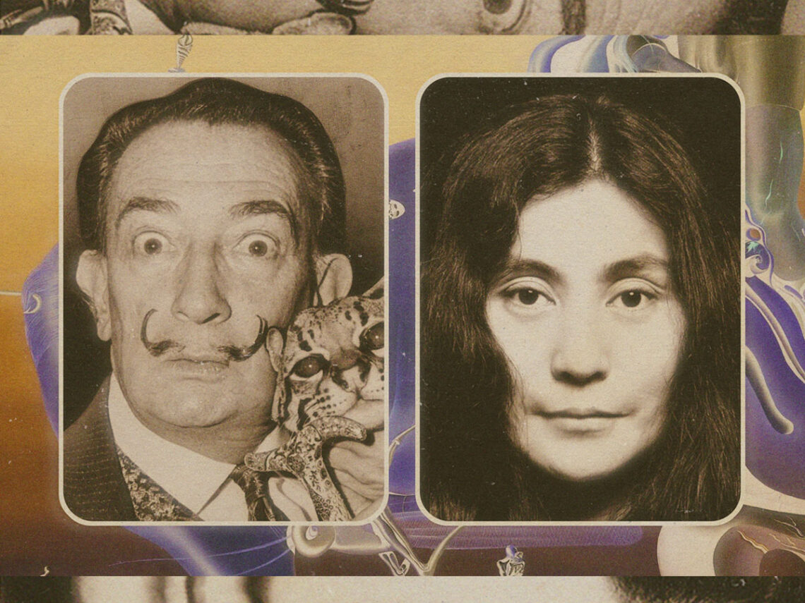 Did Salvador Dali sell a blade of grass to Yoko Ono?