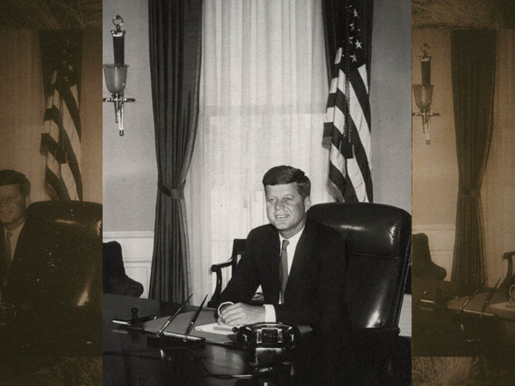 The insane reason John F Kennedy kept a coconut on his desk