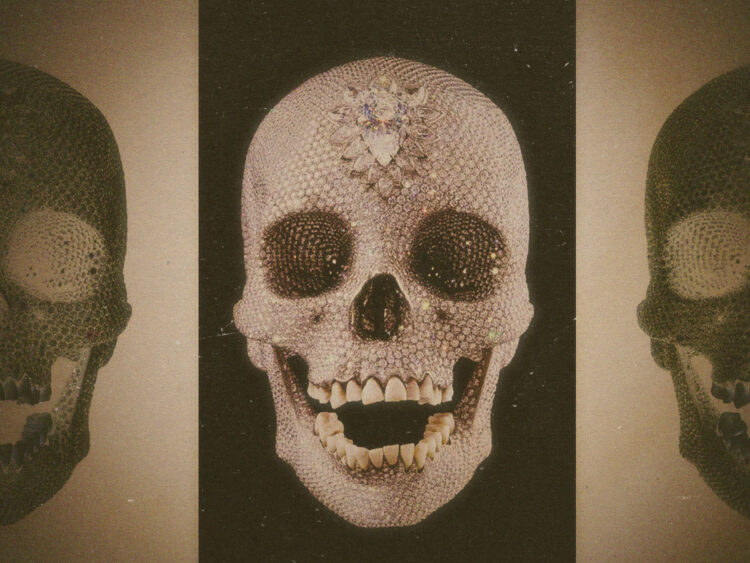 Use your head- whose skull did Damien Hirst turn into art?