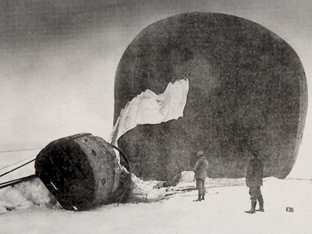 The manic attempt to reach the North Pole in a balloon