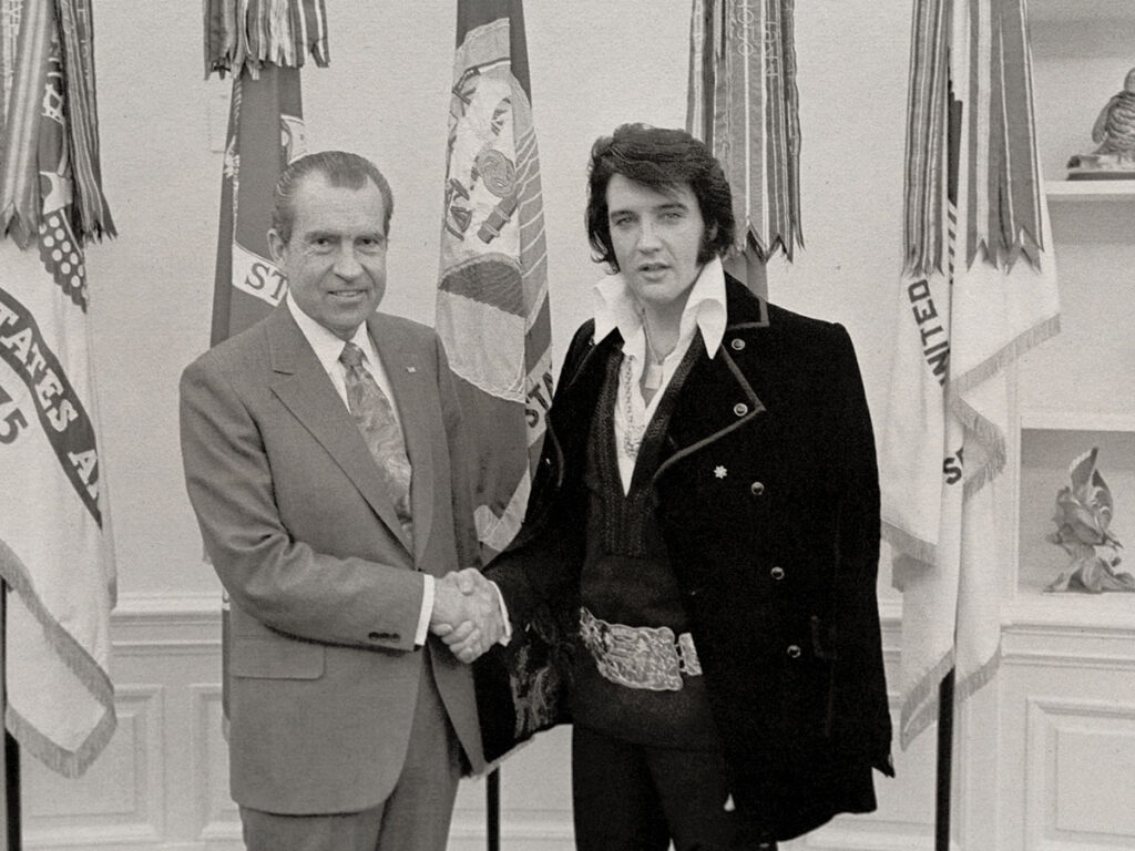 When Elvis Presley called the President out of his mind