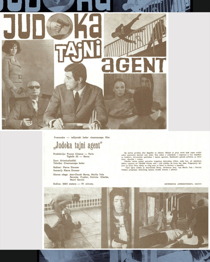 Original movie programme for Judoka-Secret Agent.